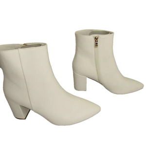 NEW SMASH SHOES Womens Chiku Boots Chunky Heel Side Zipper Pointed Toe Size 11